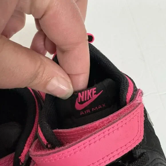 Nike Air Max St 2016 Toddler Sneakers Black Pink Silver Size 5C - Picture 5 of 9